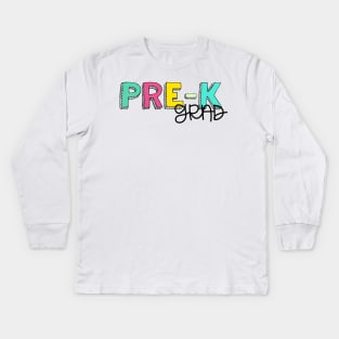 Pre-K graduate Kids Long Sleeve T-Shirt